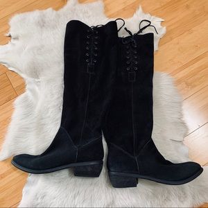 Authentic Suede Lace Up Boots